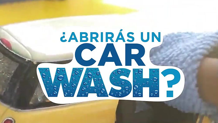 ¿ABRIRÁS UN CAR WASH?